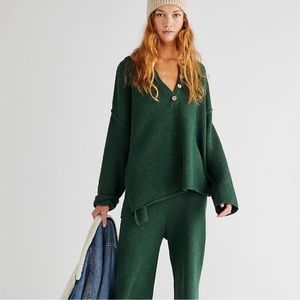 Hailee Sweater Set in Evergreen